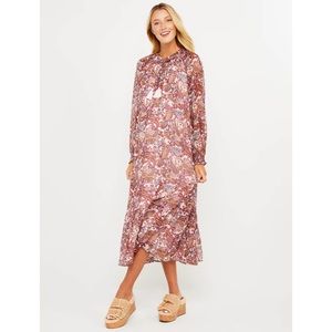 Jessica Simpson midi maternity dress